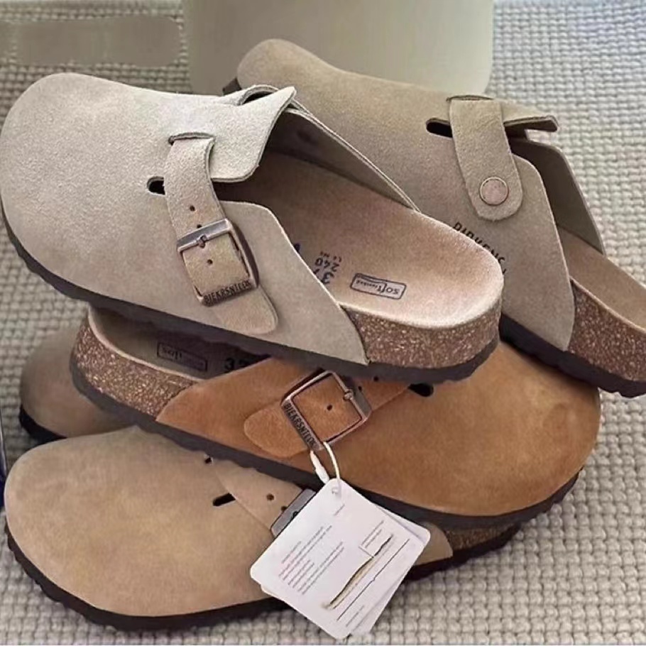 Cork Soled Lazy Shoes Slippers | Wearing Sandals Size35-46