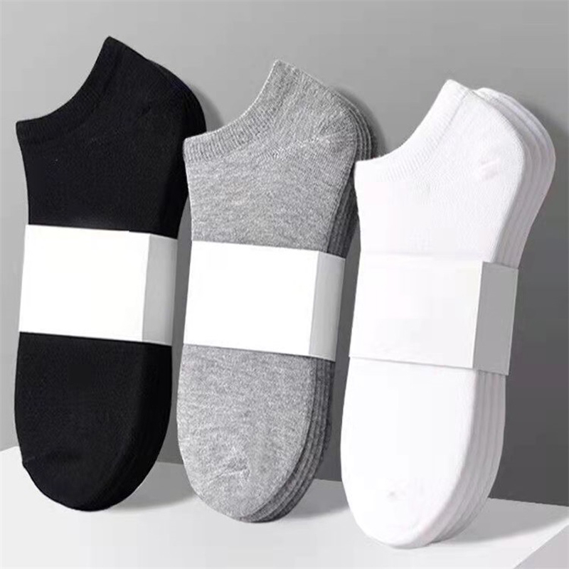 10 Pairs Plain Socks School Socks Unisex Socks Pure Color Foot Ankle socks