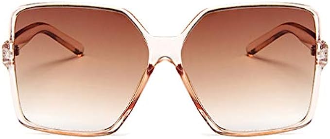 Dollger Oversized Square Sunglasses for Women Big Large Wide Fashion Shades for Men 100% UV Protection Unisex