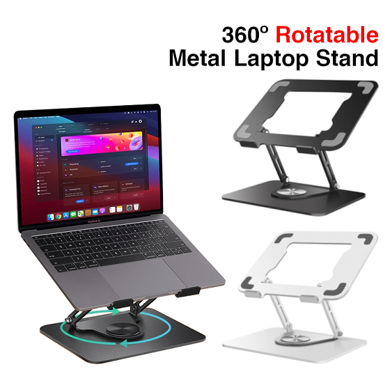 Rotatable Adjustable Metal Laptop Stand