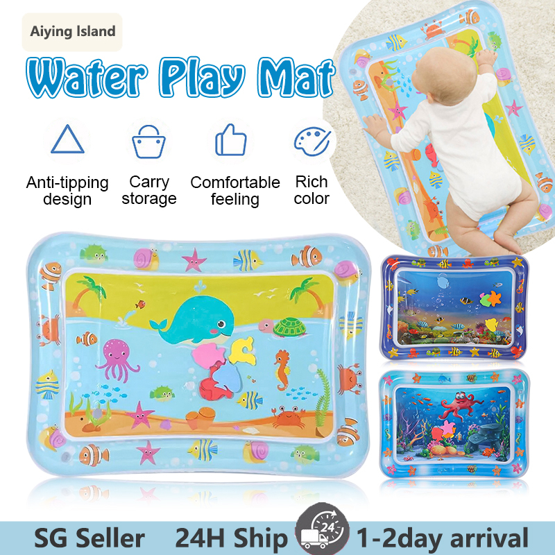 【SG】Baby Water Mat / Inflatable Play Mat / Play Mat For Kids / Baby Tummy Time Mat Gyms Mat